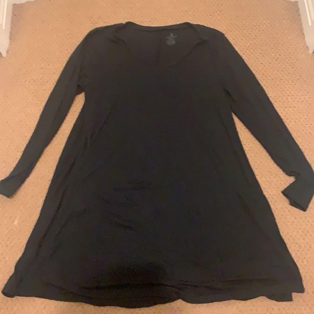 Black mini dress